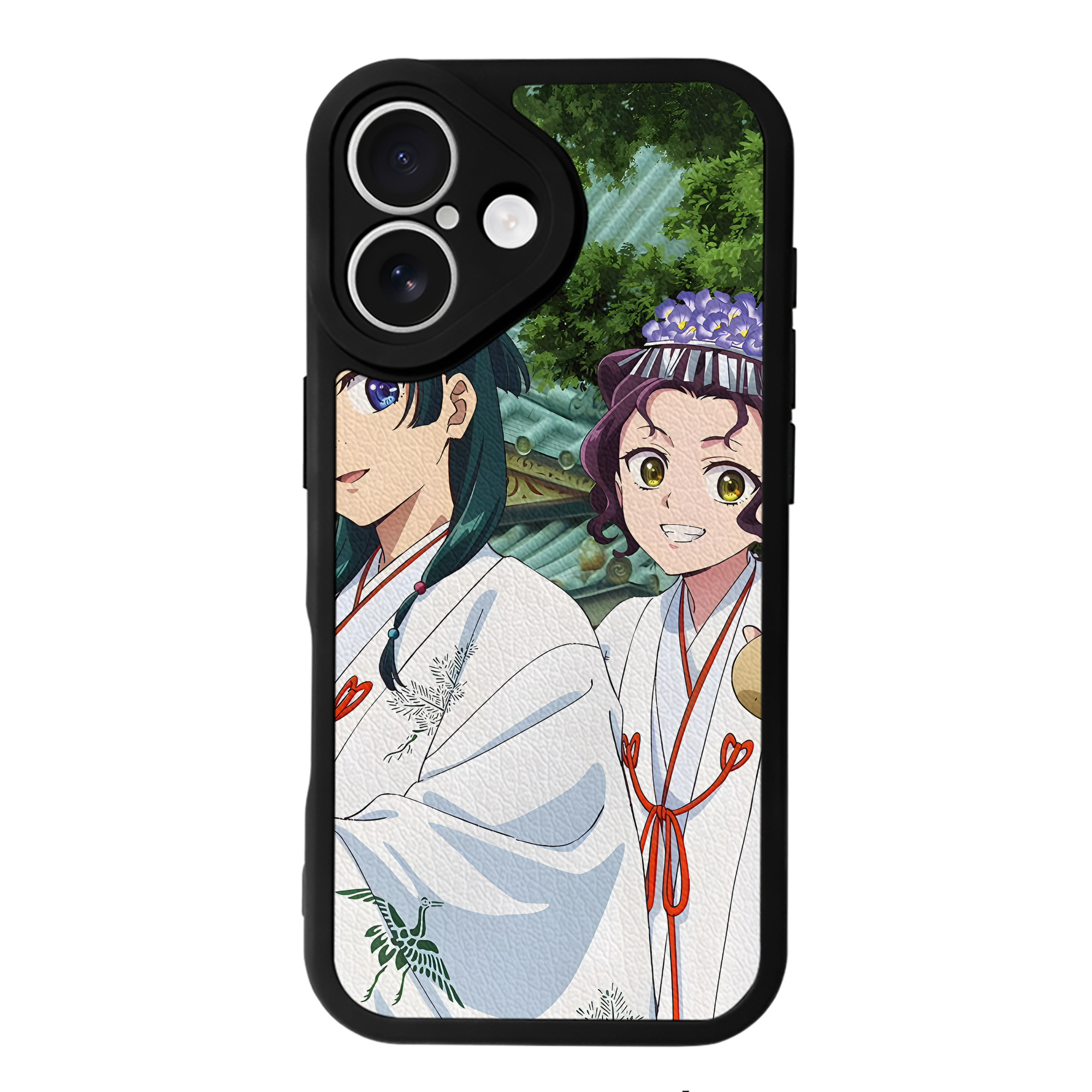 （画像用） 薬屋のひとりごと The Apothecary Diaries 【iPhone 16シリーズ対応】シリコンスマホケース（レザー調） 材質：シリコン
